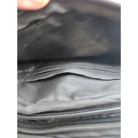 Multi Sac Black Textured Crossbody Bag With Adjustable Strap - Picture 7 of 7